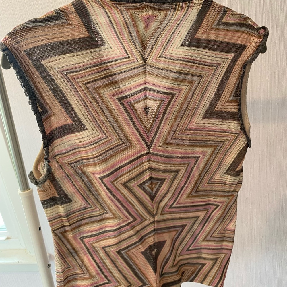 Missoni Pink Sleeveless Top SZ 6 - Picture 2 of 4